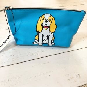 Marc Tetro Spaniel blue cosmetic bag - new